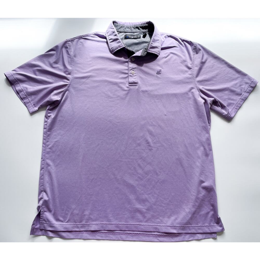 Men's Carnoustie Tech Lavender Polo Golf Shirt Size XL